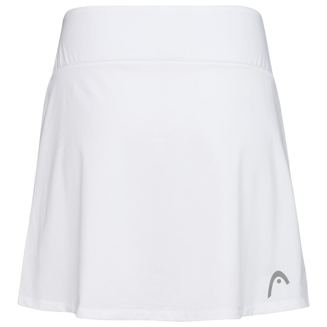 HEAD Womens Club Basic Badminton Skort Long - White