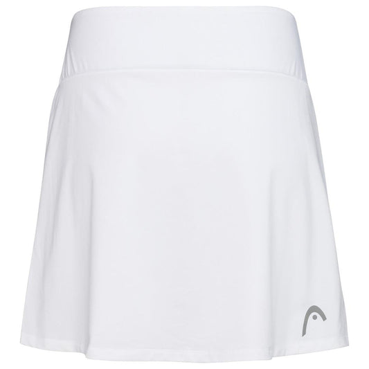 HEAD Womens Club Basic Badminton Skort Long - White