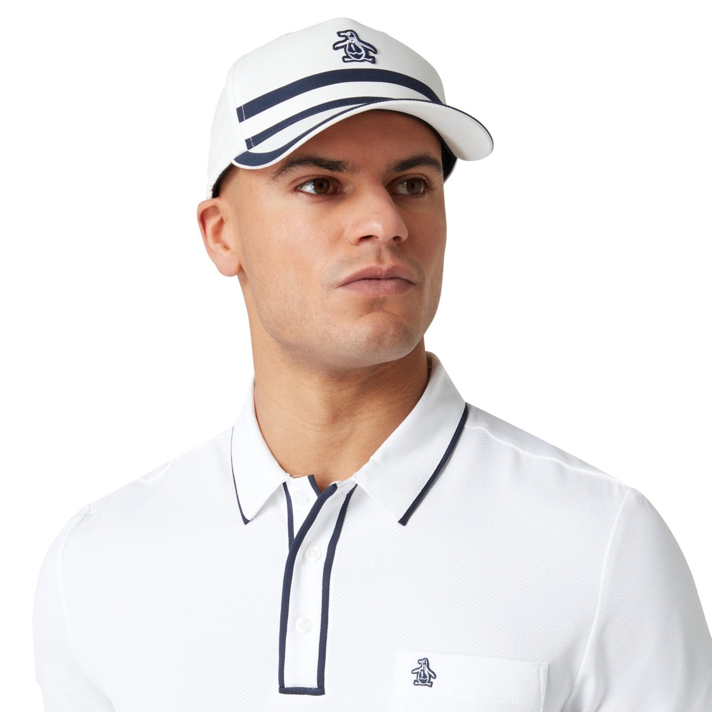 Original Penguin Palm Springs Earl Golf Cap In Bright White(Palm Springs Earl Golf Cap White Ogasf087gg 118)