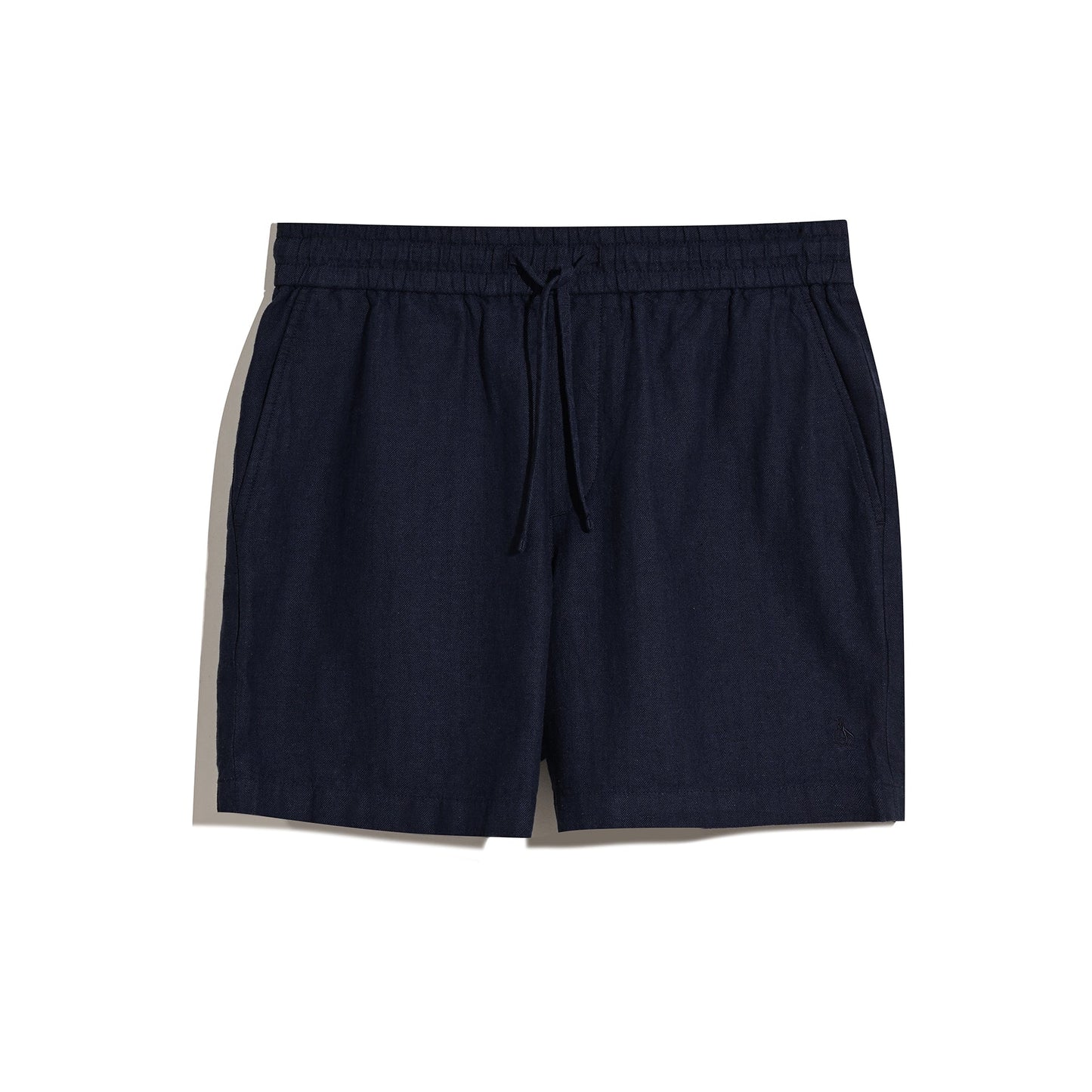 Original Penguin 6" Linen Blend Shorts In Sargasso Sea(6 Linen Blend Shorts Blue Ophm2500gp 485)