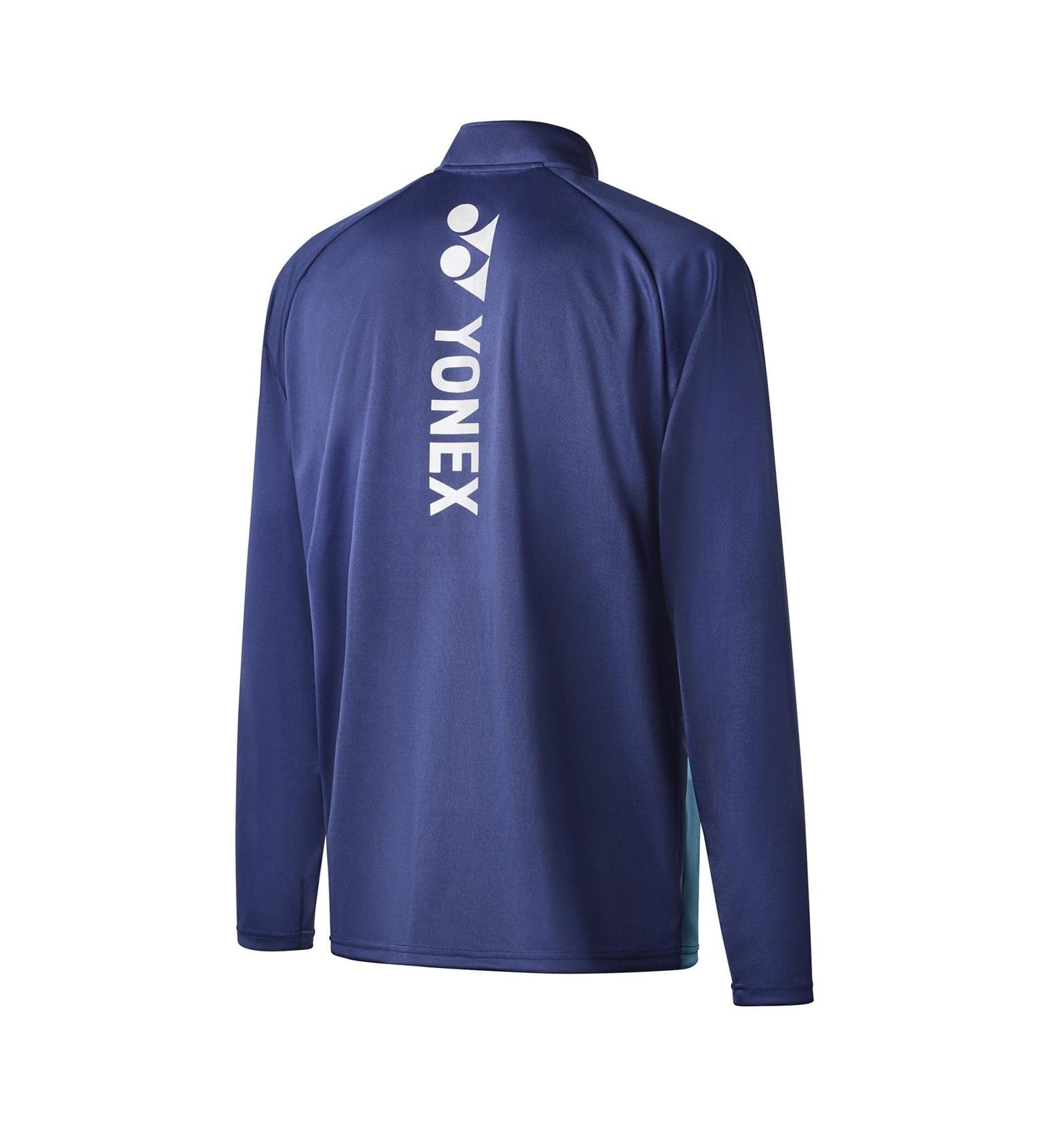 Yonex YML123 Unisex Badminton Zip Midlayer - Navy / Silver / Sky