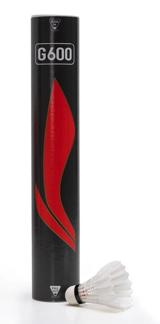  Li-Ning G600 Feather Shuttles / Shuttlecocks - Set Of 12