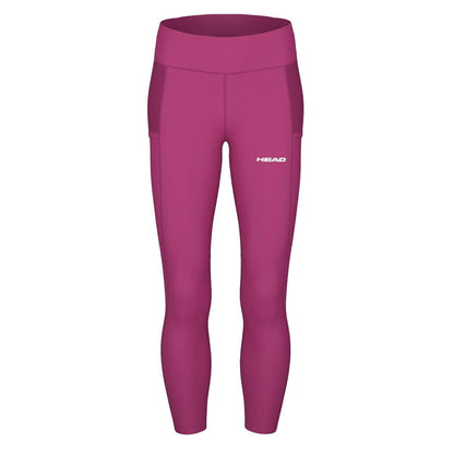  HEAD Vision Womens Tech Badminton Tights Leggings - Vivid Pink