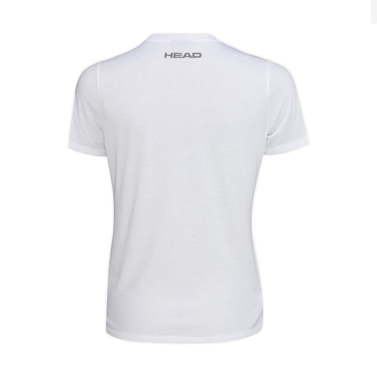  HEAD Womens Club Basic Badminton T-Shirt - White