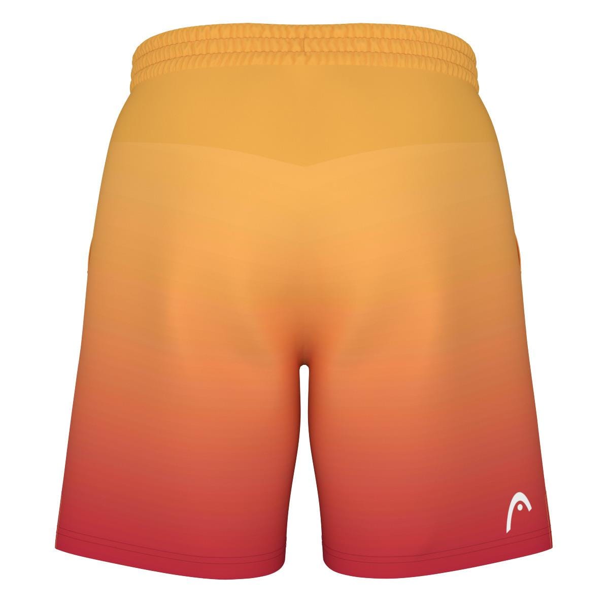 HEAD Vision Power II Mens Badminton Shorts - Yellow / Red