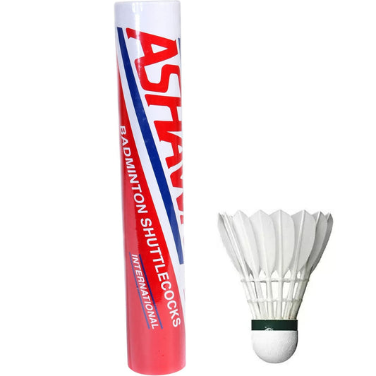  Ashaway International Feather Shuttles / Shuttlecocks - Set Of 12