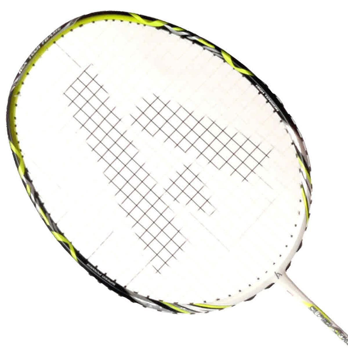  Ashaway Superlight 10 Hex Badminton Racket - White Green