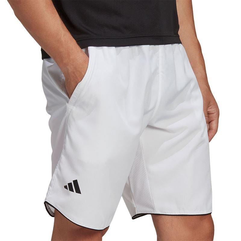  ADIDAS Mens Club 7" Badminton Shorts - White