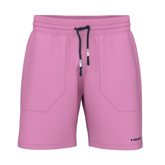  HEAD Performance Mens Play Badminton Shorts - Cyan Pink