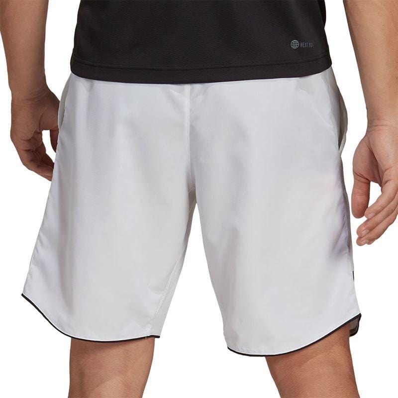  ADIDAS Mens Club 7" Badminton Shorts - White