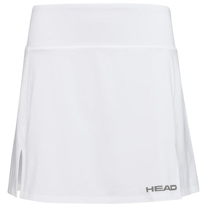  HEAD Womens Club Basic Badminton Skort Long - White