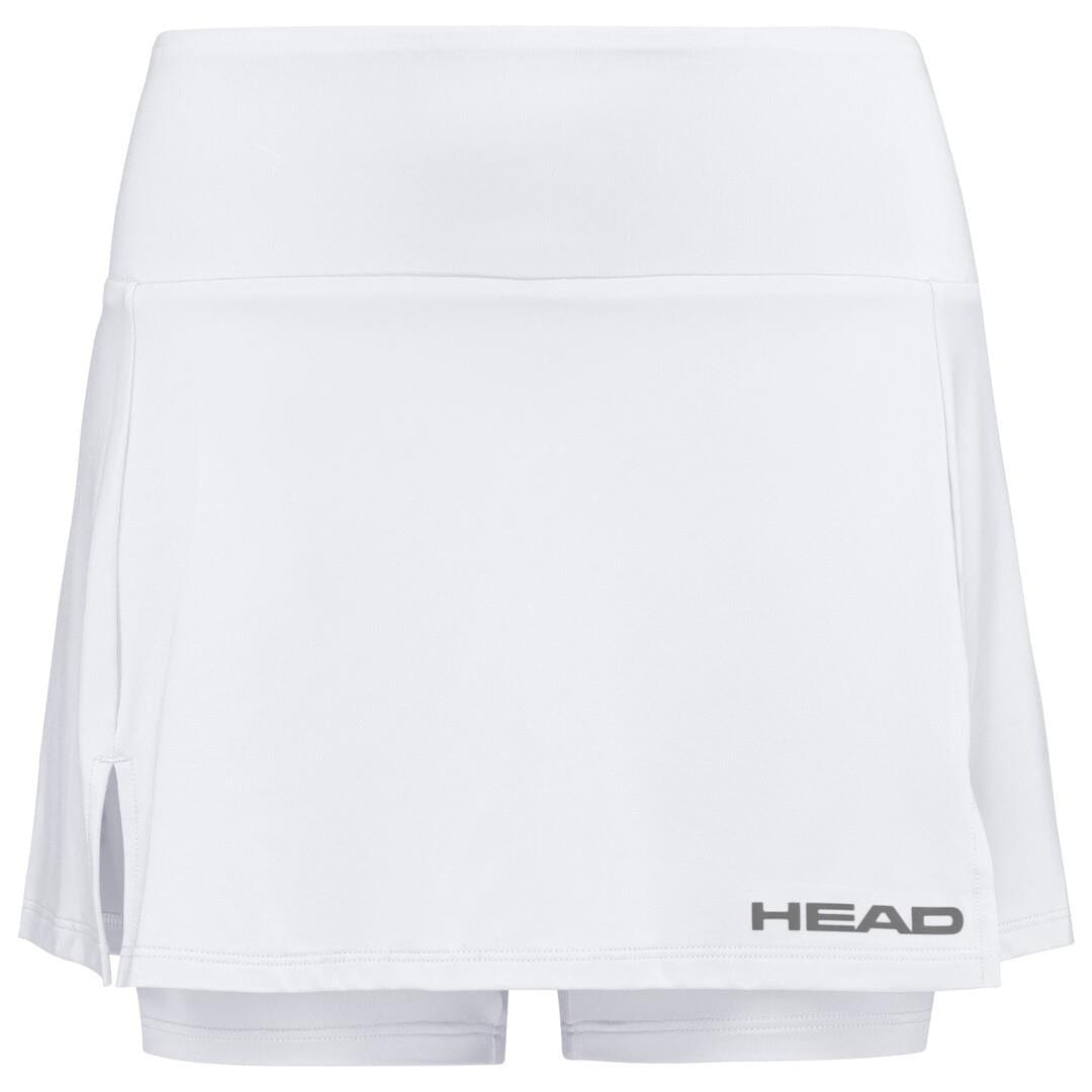  HEAD Womens Club Basic Badminton Skort - White