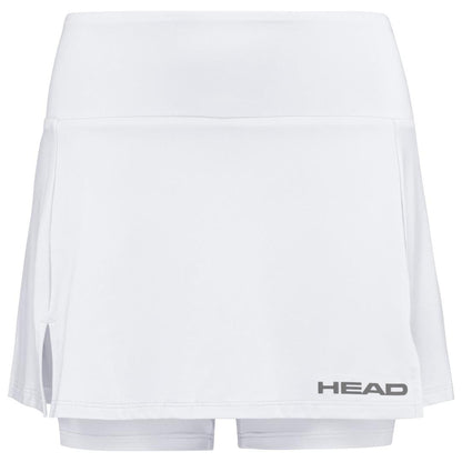  HEAD Womens Club Basic Badminton Skort - White