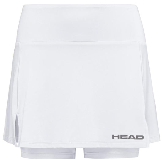  HEAD Womens Club Basic Badminton Skort - White