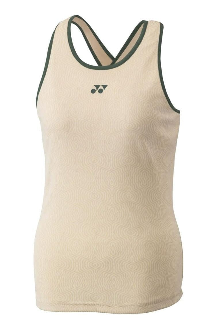  Yonex 20757 Womens Badminton Tank Top - Sand