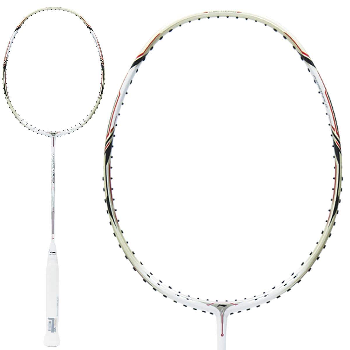  Li-Ning Aeronaut 9000 Badminton Racket - White Gold