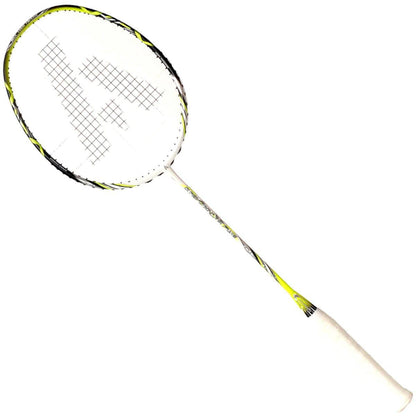  Ashaway Superlight 10 Hex Badminton Racket - White Green