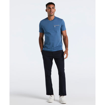 Original Penguin Earl Tape Tipped Pocket T-Shirt In Copen Blue(Earl Tape Tipped Pocket T Shirt Blue Ocksb025gp 443)