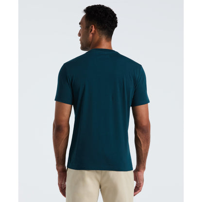 Original Penguin Earl Tape Tipped Pocket T-Shirt In Reflecting Pond(Earl Tape Tipped Pocket T Shirt Blue Ocksb025gp 470)