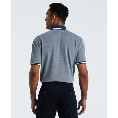 Original Penguin Birdseye Pique Tipped Polo Shirt In Reflecting Pond(Birdseye Pique Tipped Polo Shirt Blue Ocksb510gp 470)