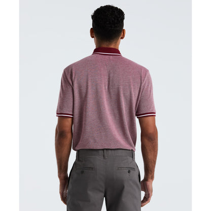 Original Penguin Birdseye Pique Tipped Polo Shirt In Cabernet(Birdseye Pique Tipped Polo Shirt Red Ocksb510gp 605)
