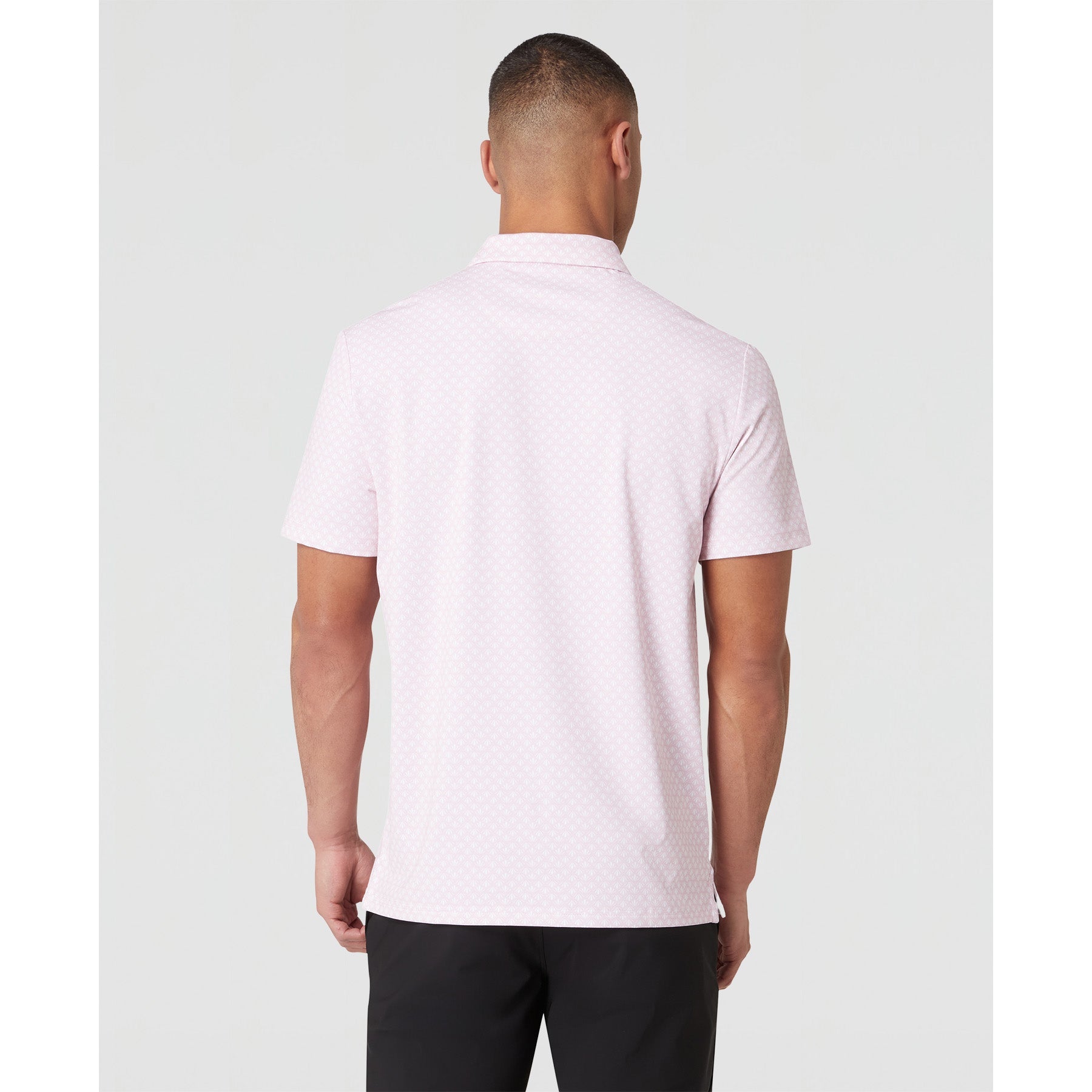 Original Penguin Retro Geo Print Golf Polo Shirt In Charm Pink(Retro Geo Print Golf Polo Shirt Pink Ogksc0e6gg 689)