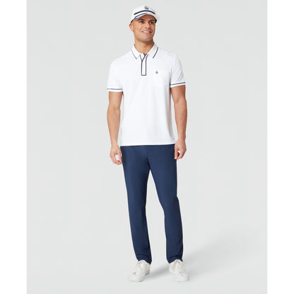 Original Penguin Technical Earl Short Sleeve Golf Polo Shirt In Bright White(Technical Earl Golf Polo White Ogkse002gg 118)