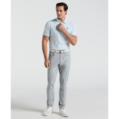 Original Penguin All Over Lifesaver Print Golf Polo Shirt In Bright White(All Over Lifesaver Print Golf Polo Shirt White Ogksf018gg 118)