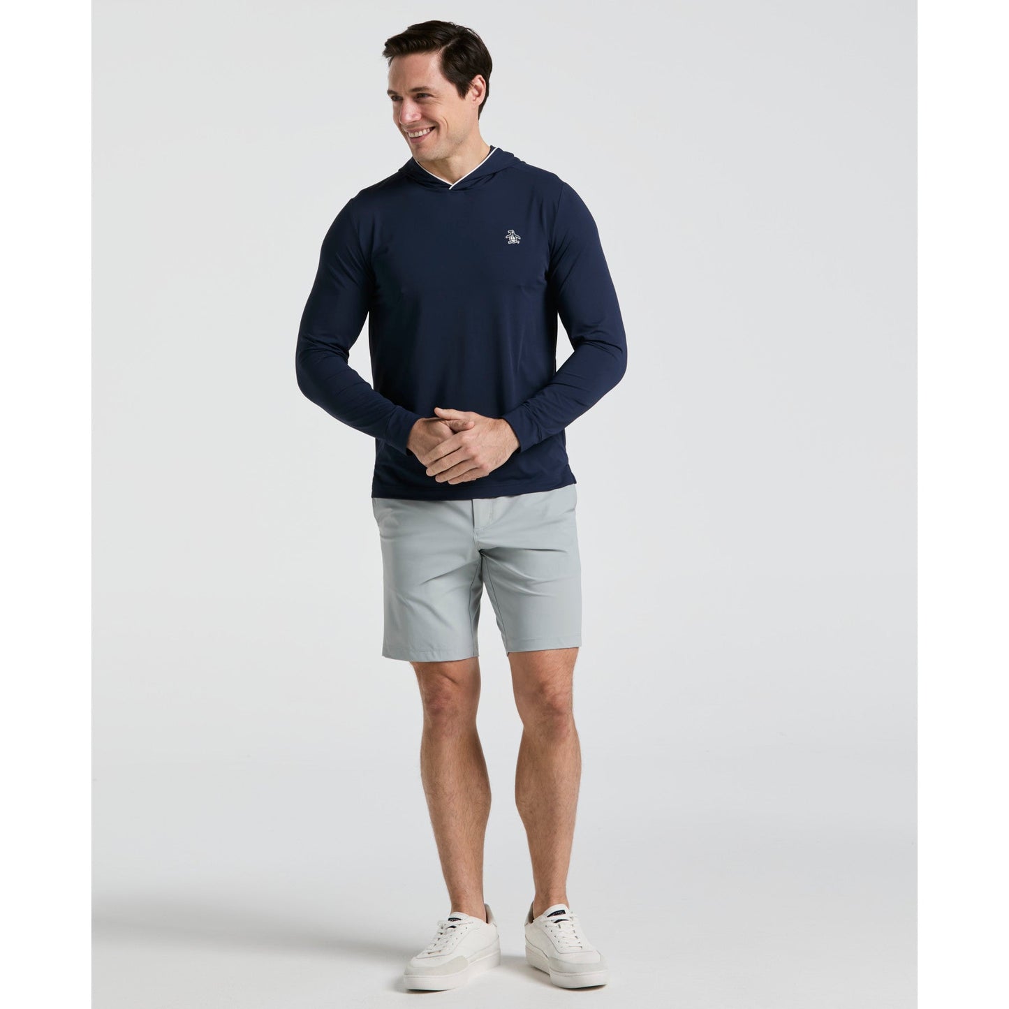 Original Penguin Performance Earl Golf Hoodie In Black Iris(Performance Earl Golf Hoodie Blue Ogksf0b7gg 417)