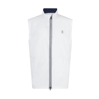 Original Penguin Heritage Lightweight Packable Golf Gilet In Bright White(Heritage Lightweight Packable Golf Gilet White Ogvsf010gg 118)
