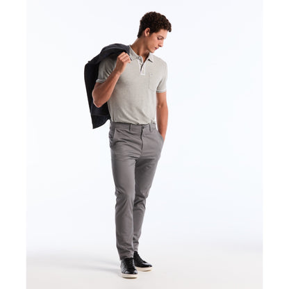 Original Penguin Slim Fit Chinos In Castlerock(Slim Fit Chinos Grey Opbb0022gp 022)