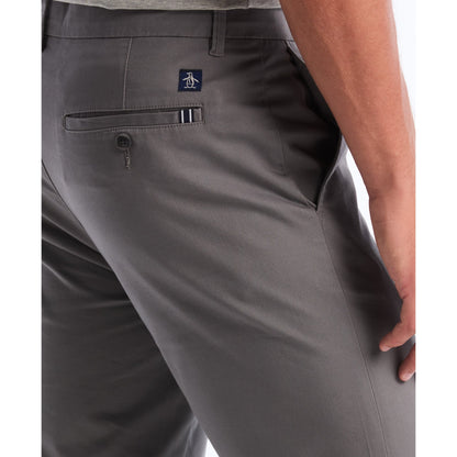 Original Penguin Slim Fit Chinos In Castlerock(Slim Fit Chinos Grey Opbb0022gp 022)