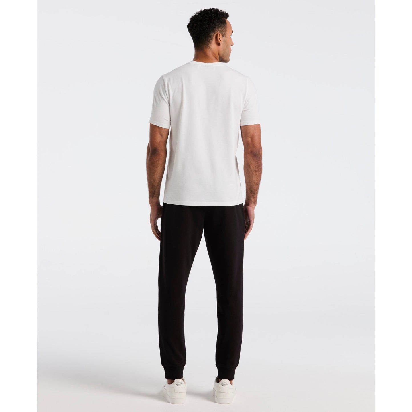 Original Penguin Sticker Pete Fleece Joggers In True Black(Sticker Pete Fleece Joggers Black Opbb0400gp 010)