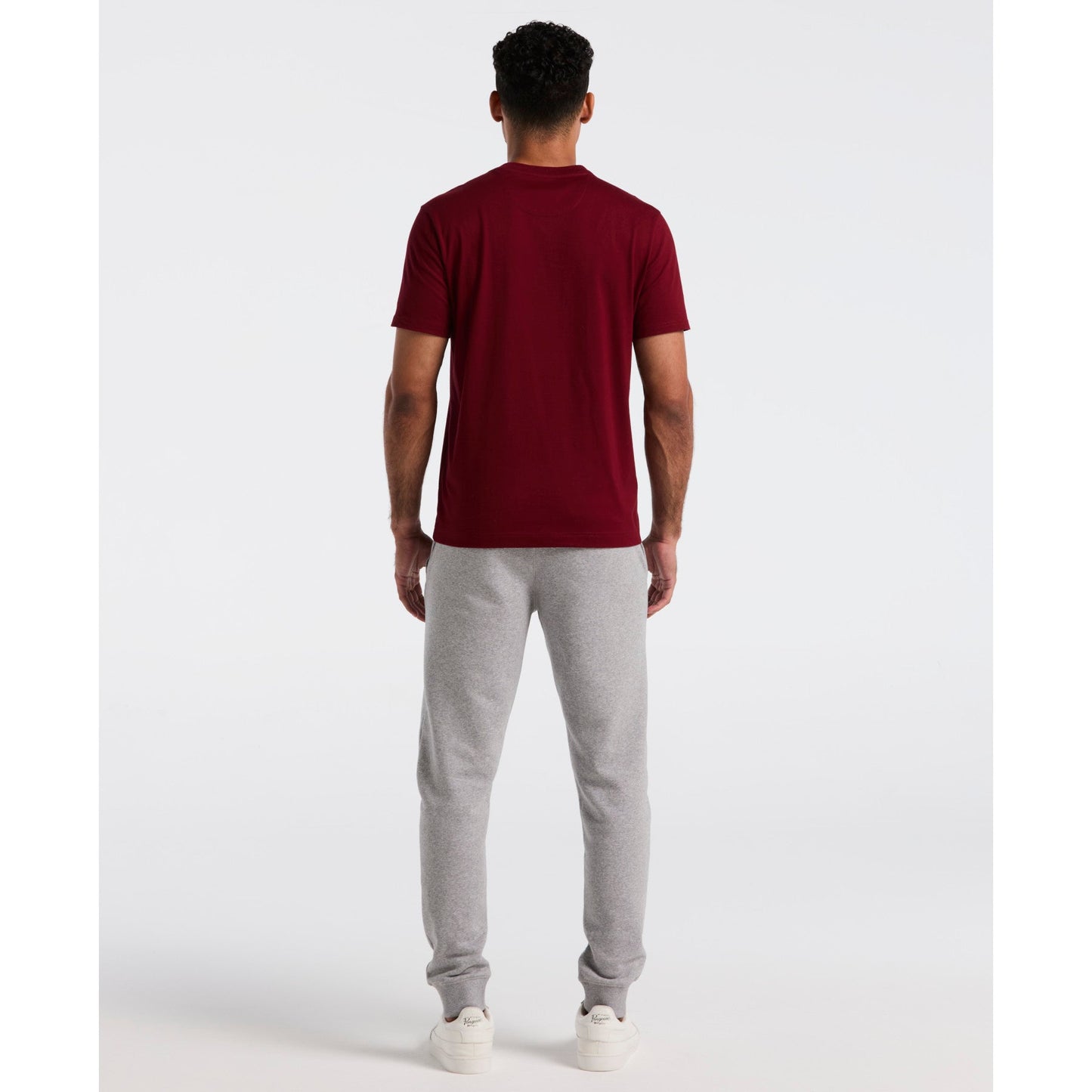 Original Penguin Sticker Pete Fleece Joggers In Rain Heather(Sticker Pete Fleece Joggers Grey Opbb0400gp 080)