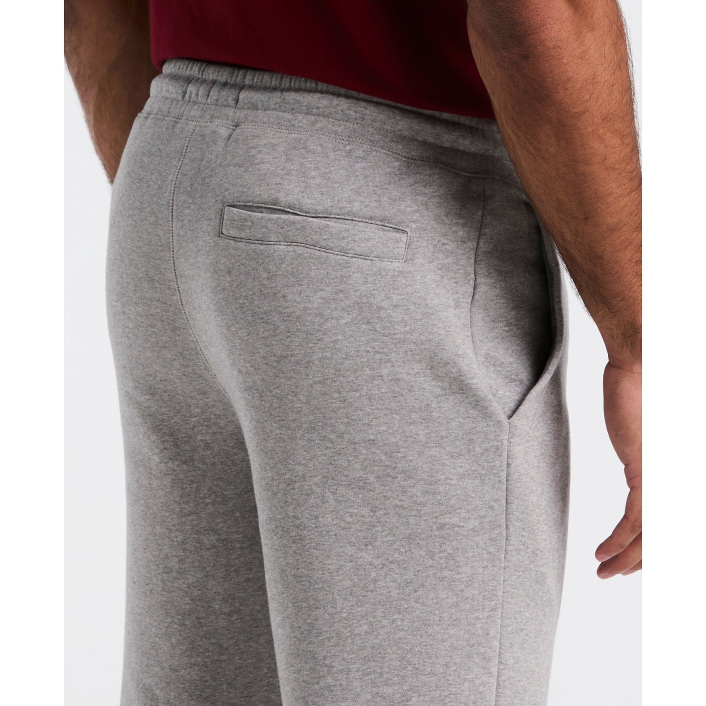 Original Penguin Sticker Pete Fleece Joggers In Rain Heather(Sticker Pete Fleece Joggers Grey Opbb0400gp 080)