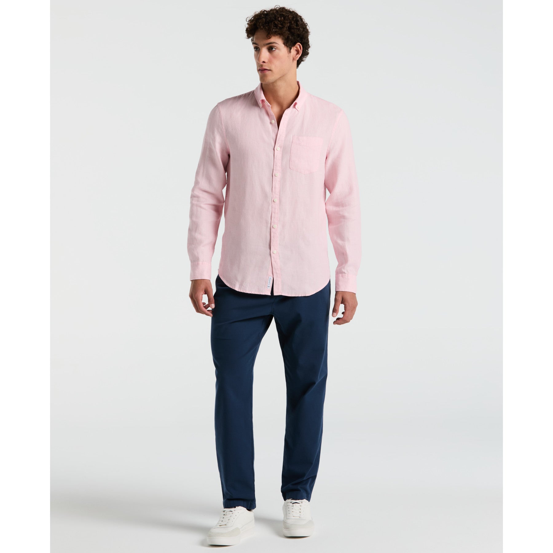 Original Penguin Pleated Chinos In Dark Sapphire(Pleated Chino Pant Blue Opbs2501gp 413)