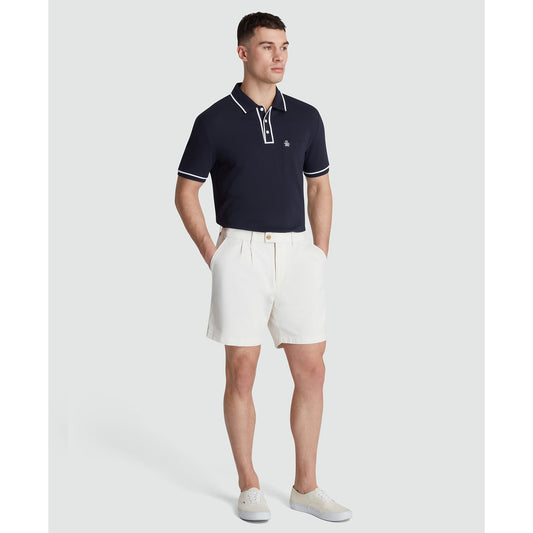 Original Penguin 7" Pleated Shorts In Birch(7 Pleated Shorts Beige Ophs2500gp 252)