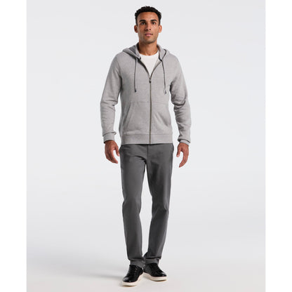 Original Penguin Sticker Pete Full Zip Hoodie In Rain Heather(Sticker Pete Full Zip Hoodie Grey Opkb0400gp 080)