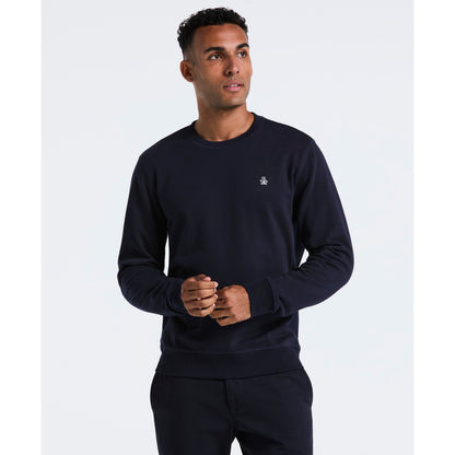 Original Penguin Sticker Pete Sweatshirt In Dark Sapphire(Sticker Pete Sweatshirt Blue Opkb0404gp 413)