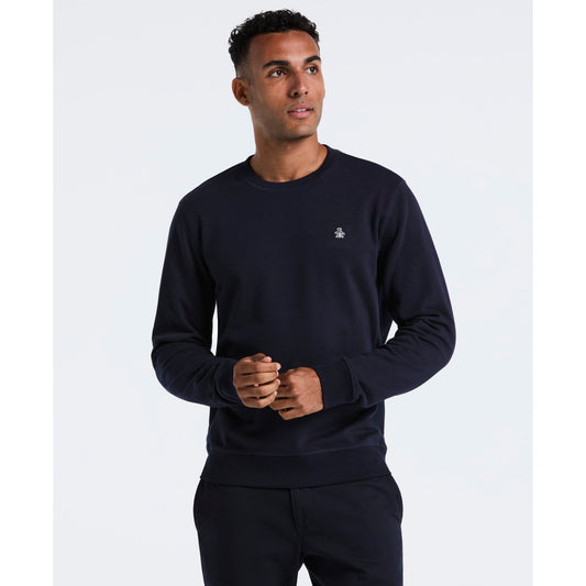 Original Penguin Sticker Pete Sweatshirt In Dark Sapphire(Sticker Pete Sweatshirt Blue Opkb0404gp 413)