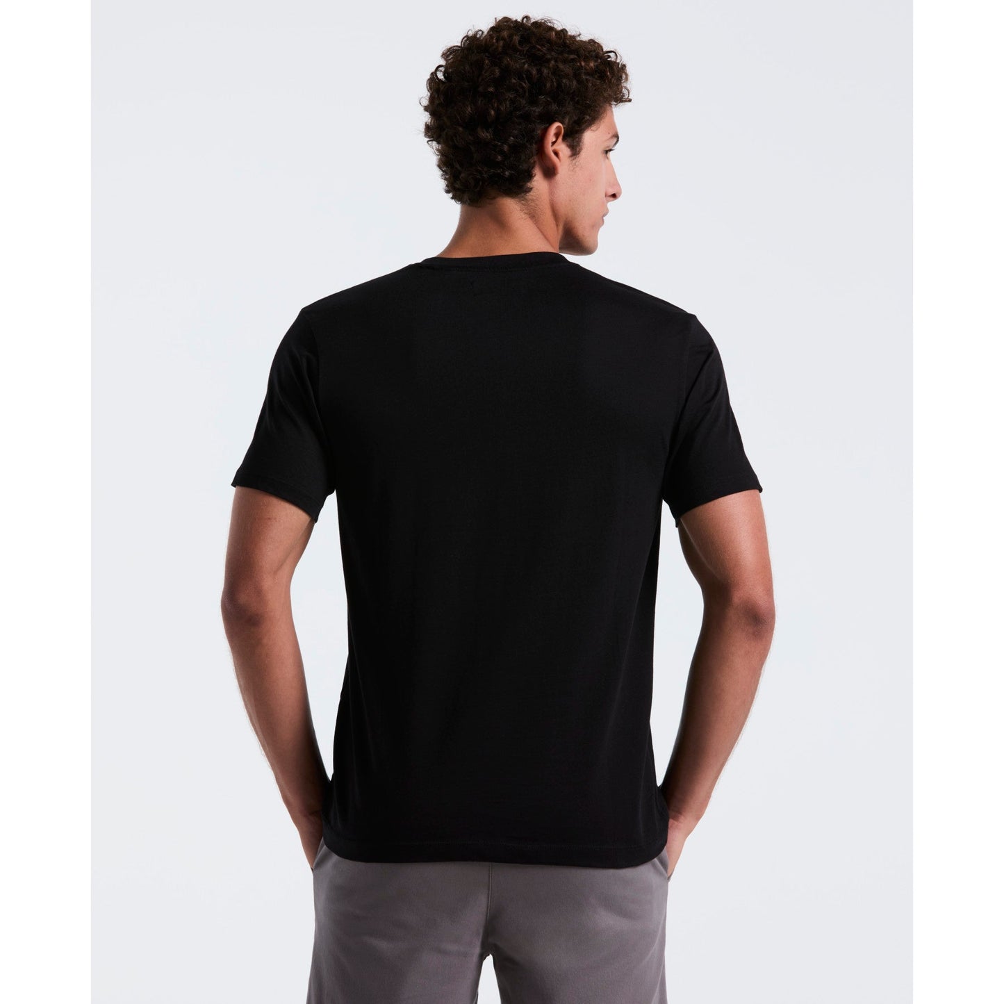 Original Penguin Pin Point Embroidered Logo Organic Cotton T-Shirt In True Black(Pin Point Embroidered Logo Organic Cotton T Shirt Black Opkb0903gp 010)