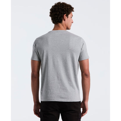 Original Penguin Pin Point Embroidered Logo Organic Cotton T-Shirt In Rain Heather(Pin Point Embroidered Logo Organic Cotton T Shirt Grey Opkb0903gp 080)