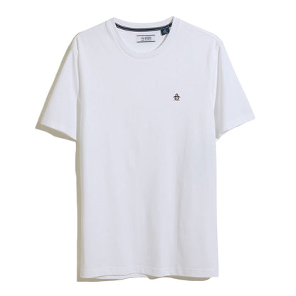 Original Penguin Icons Organic Cotton Jersey TV Pete T-Shirt In Bright White(Organic Cotton Jersey Tv Pete Tee White Opkb2011gp 118)
