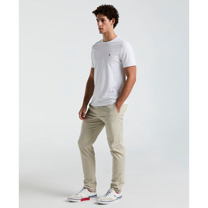 Original Penguin Icons Organic Cotton Jersey TV Pete T-Shirt In Bright White(Organic Cotton Jersey Tv Pete Tee White Opkb2011gp 118)