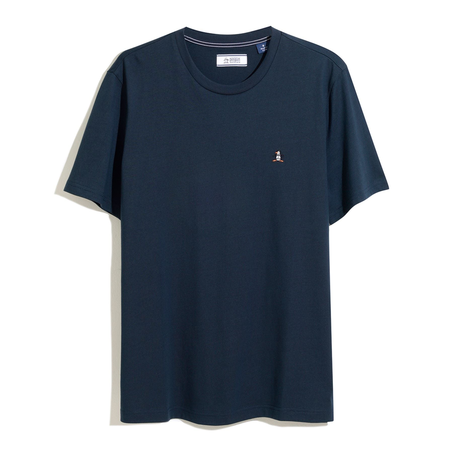 Original Penguin Icons Organic Cotton Jersey TV Pete T-Shirt In Dark Sapphire(Organic Cotton Jersey Tv Pete Tee Blue Opkb2011gp 413)