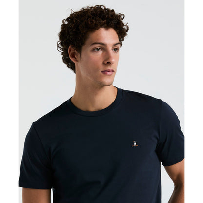 Original Penguin Icons Organic Cotton Jersey TV Pete T-Shirt In Dark Sapphire(Organic Cotton Jersey Tv Pete Tee Blue Opkb2011gp 413)