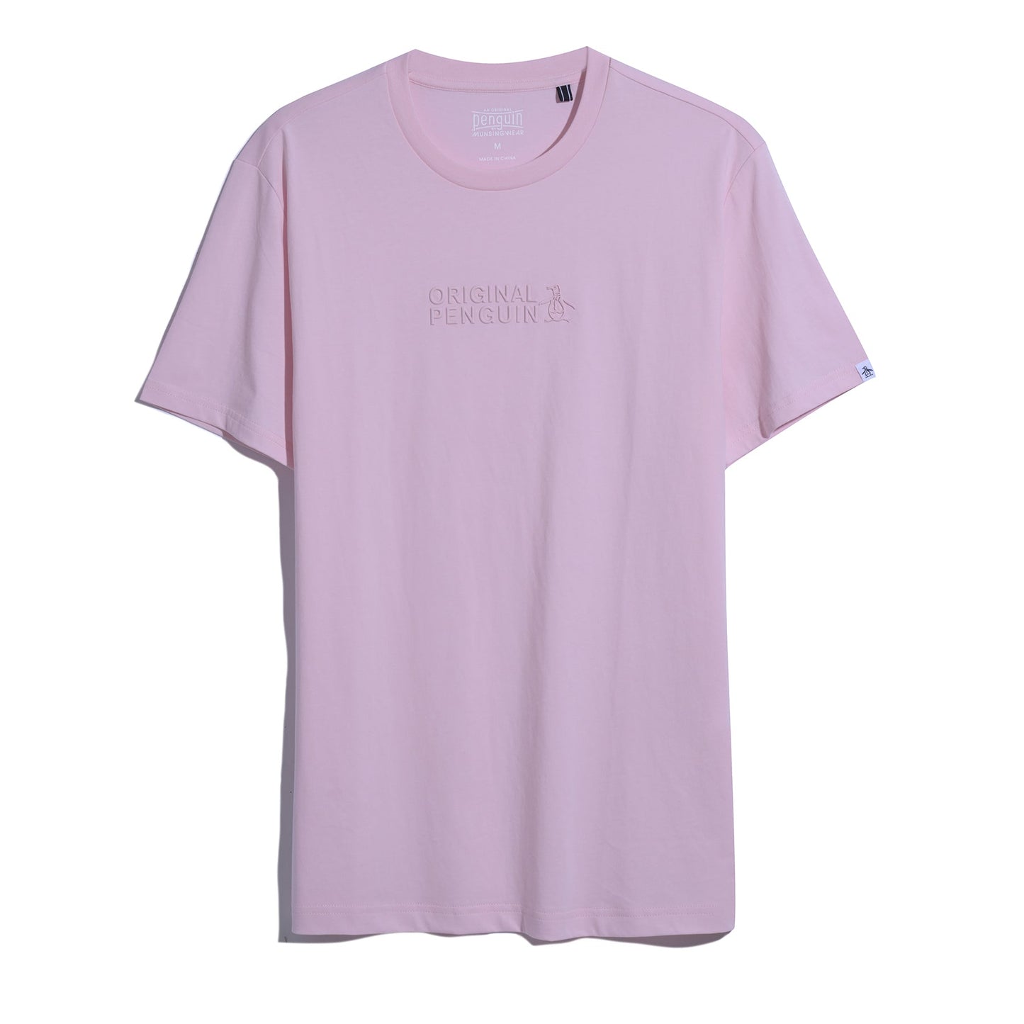 Original Penguin HD Tonal Logo T-Shirt In Parfait Pink(Hd Tonal Logo Tee Pink Opkf2465gp 673)