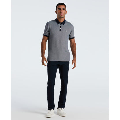 Original Penguin Tricolour Pique Polo Shirt In Dark Sapphire(Tricolour Pique Polo Shirt Blue Opkf2501gp 413)