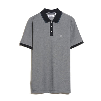 Original Penguin Tricolour Pique Polo Shirt In Dark Sapphire(Tricolour Pique Polo Shirt Blue Opkf2501gp 413)