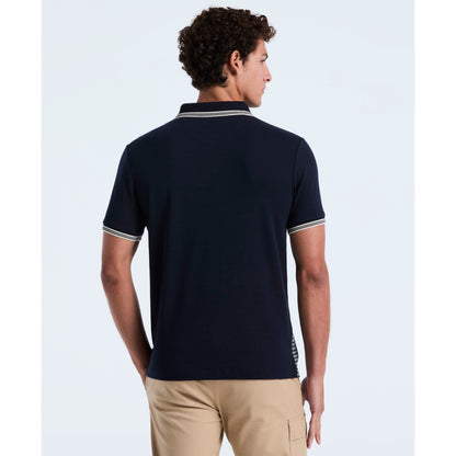 Original Penguin Mini Jacquard Polo Shirt In Dark Sapphire(Mini Jacquard Polo Shirt Blue Opkf2503gp 413)